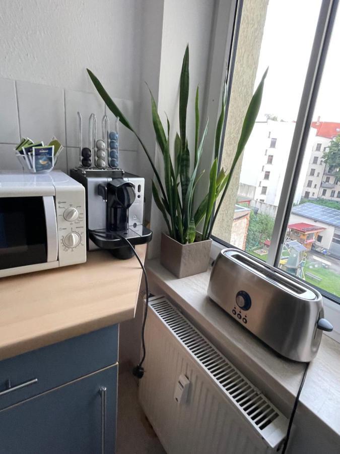 Ferienwohnung In Der Naehe Leipziger Zentrum Esterno foto