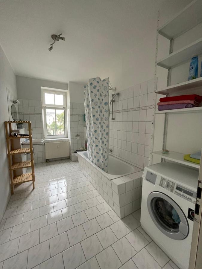Ferienwohnung In Der Naehe Leipziger Zentrum Esterno foto