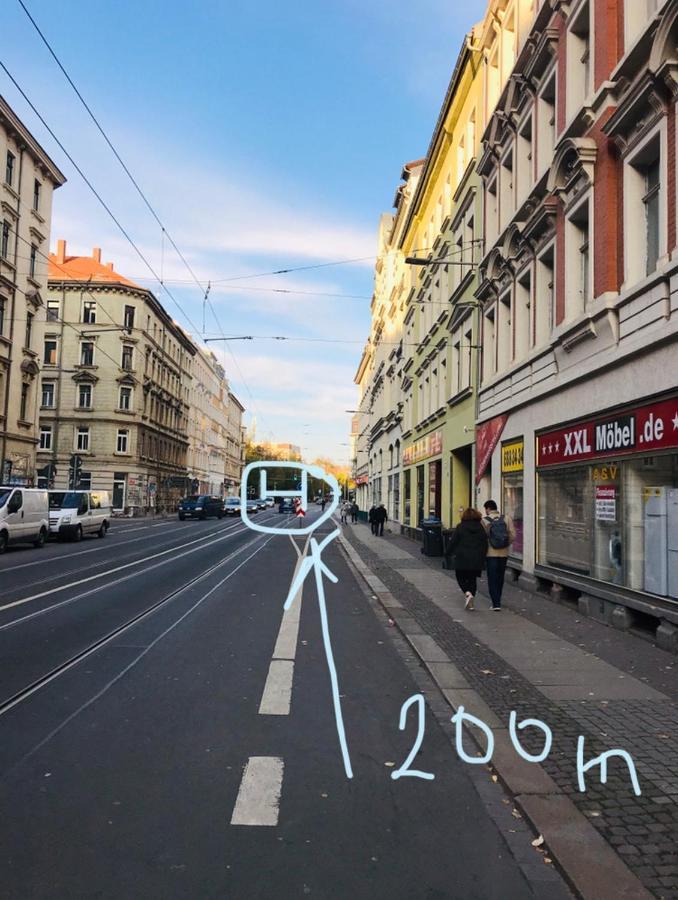 Ferienwohnung In Der Naehe Leipziger Zentrum Esterno foto